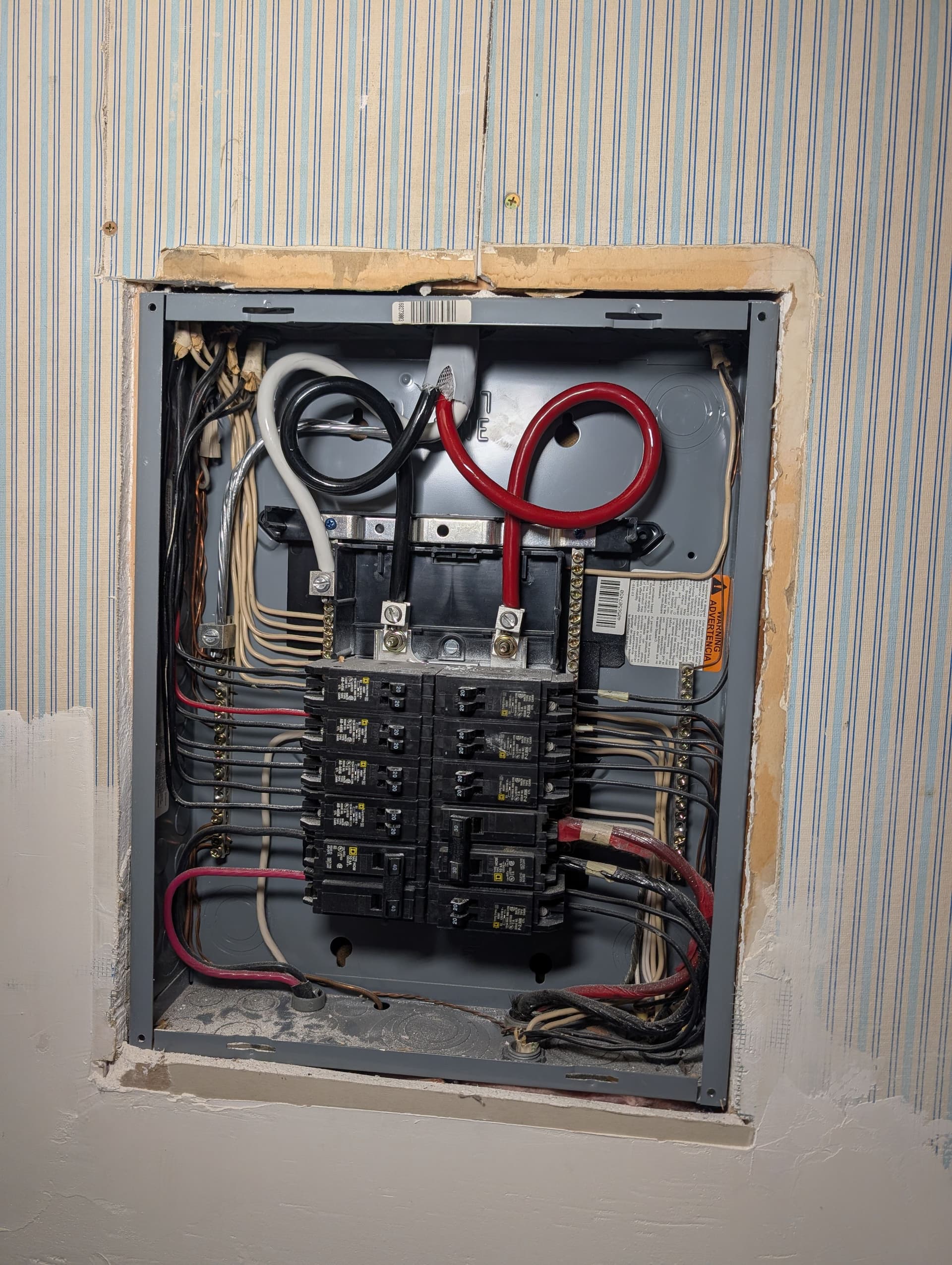 Gallery photos for Meter Relocation, Double-Tap Fix, and Panel Upgrade on This Brick Home: Image #4