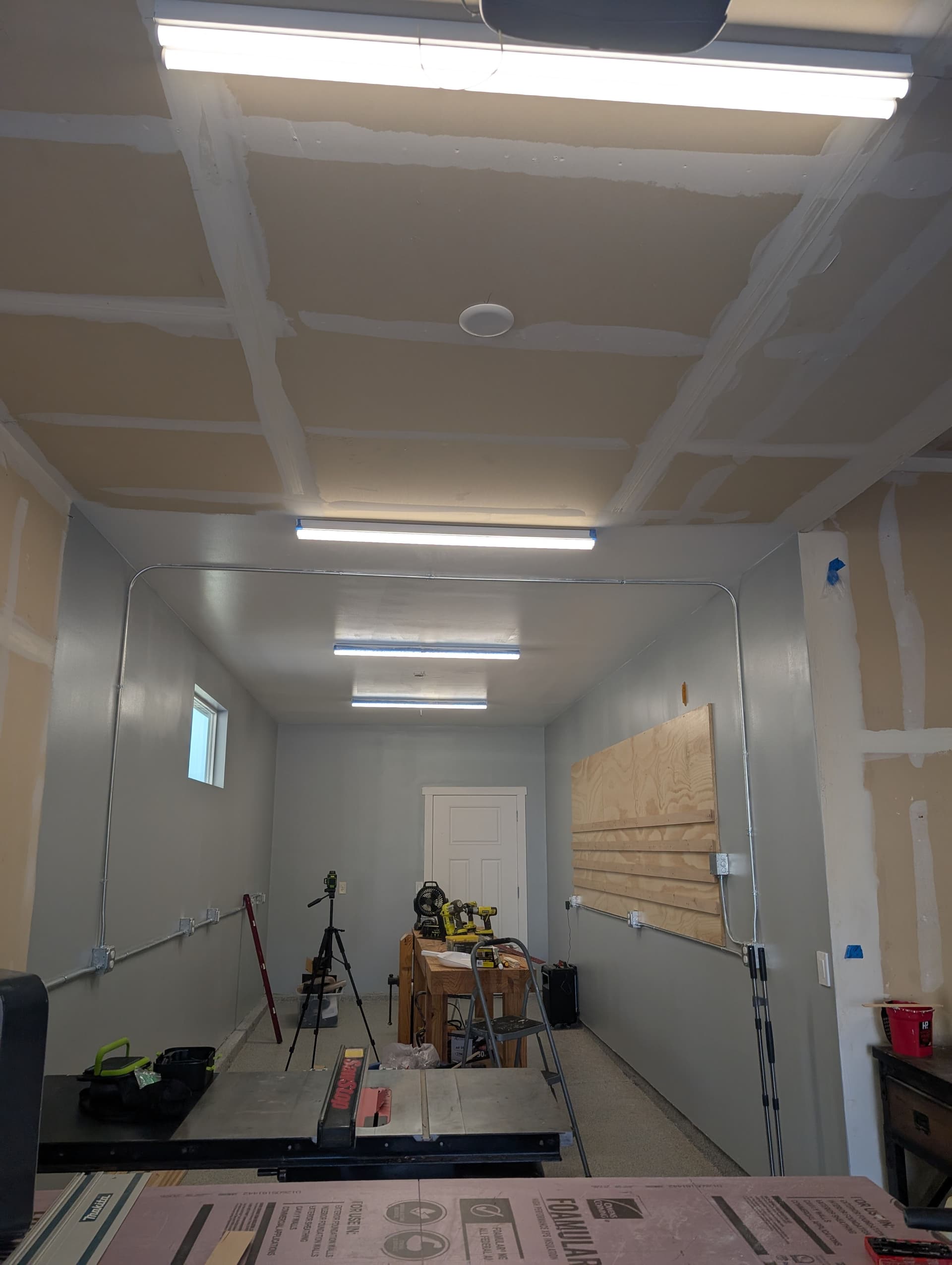 Gallery photos for Shop Subpanel Install with New Circuits and Upgraded Lighting: Image #1